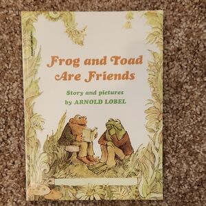 Vintage Frog and Toad Are Friends Book-1970